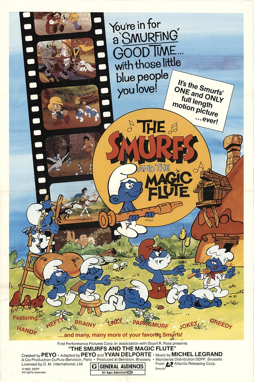 Os Smurfs E A Flauta Magica (Dublado) - 1976 - 480p