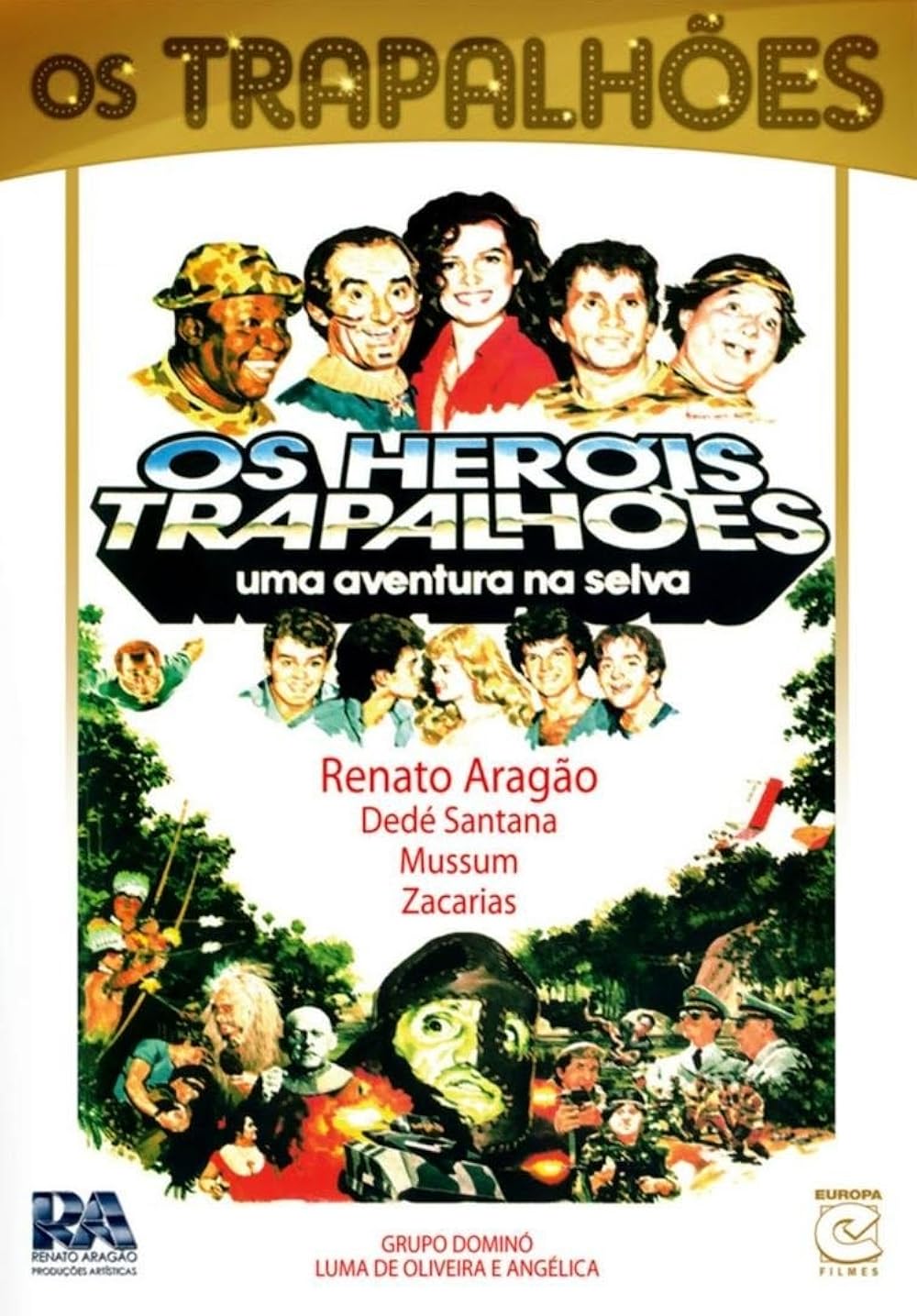 Os Heróis Trapalhões: Uma Aventura na Selva (Nacional) - 1988 - 720p