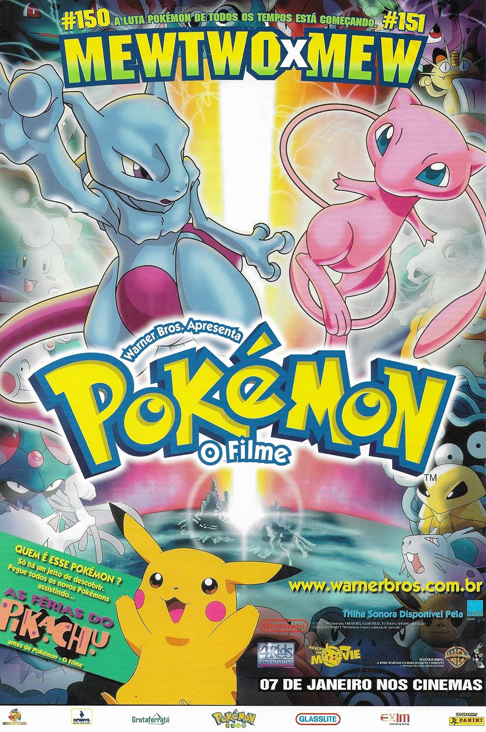 Pokémon - Filme 01 - Mewtwo Contra-Ataca (Dublado) - 1999 - 1080p