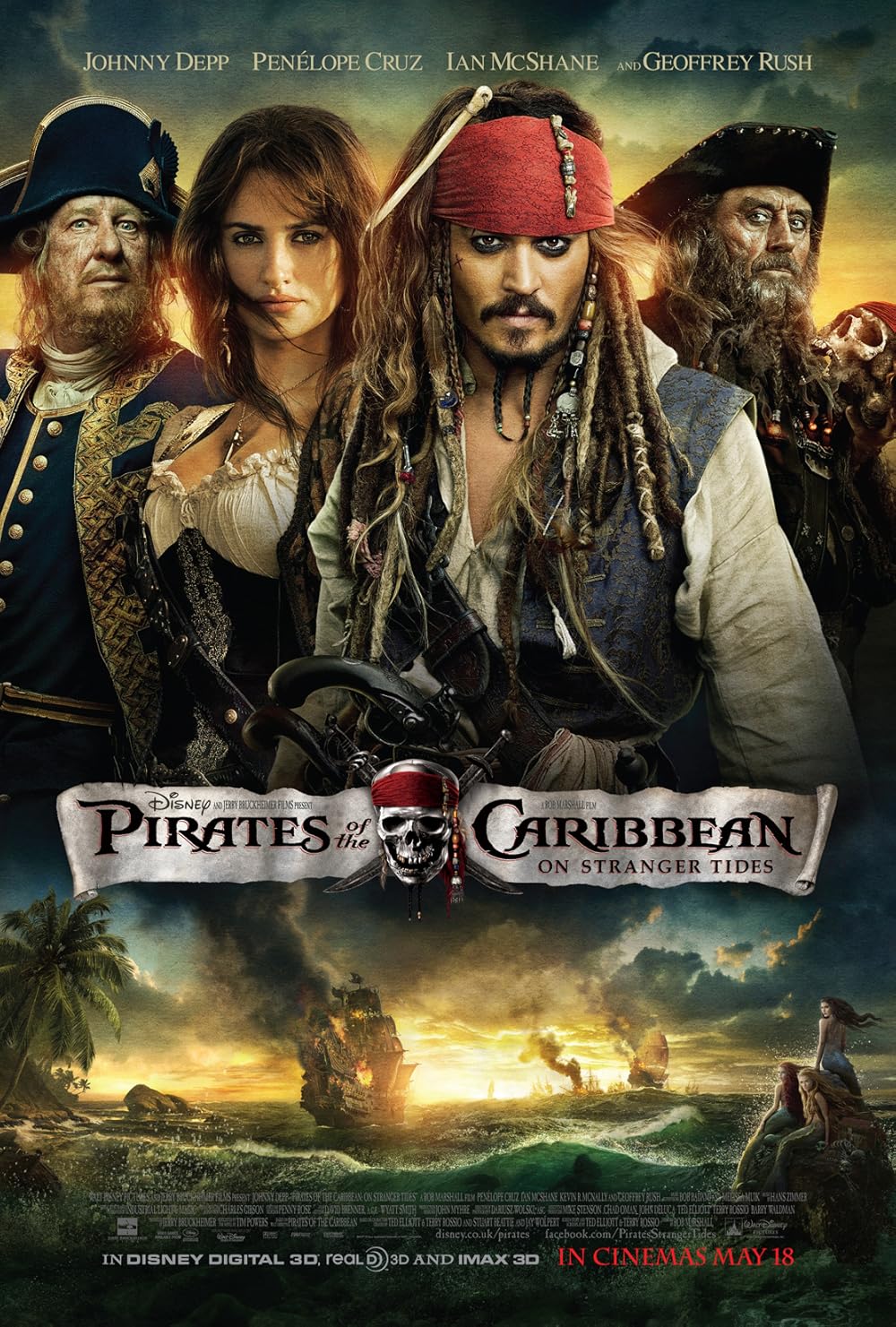 Piratas do Caribe: Navegando em Águas Misteriosas (Dublado) - 2011 - 1080p