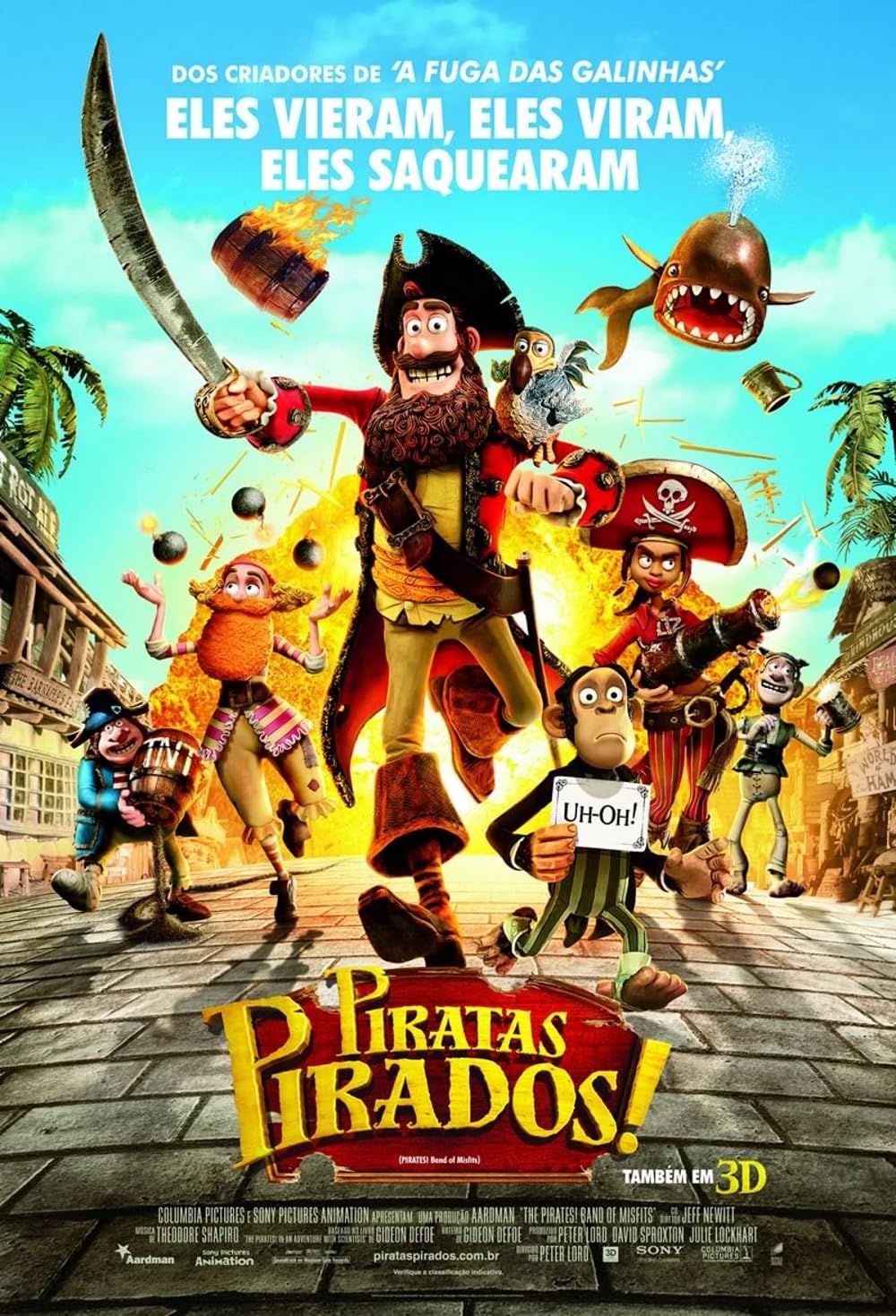 Piratas Pirados! (Dublado) - 2012 - 1080p