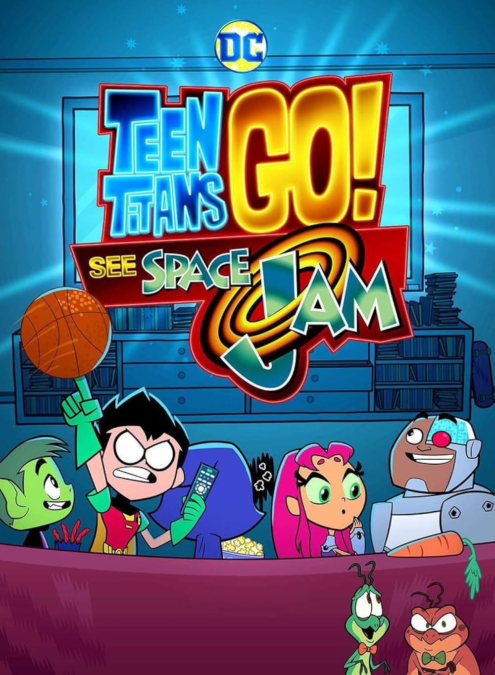 Os Jovens Titãs Assistem A Space Jam (Dublado) - 2021 - 1080p
