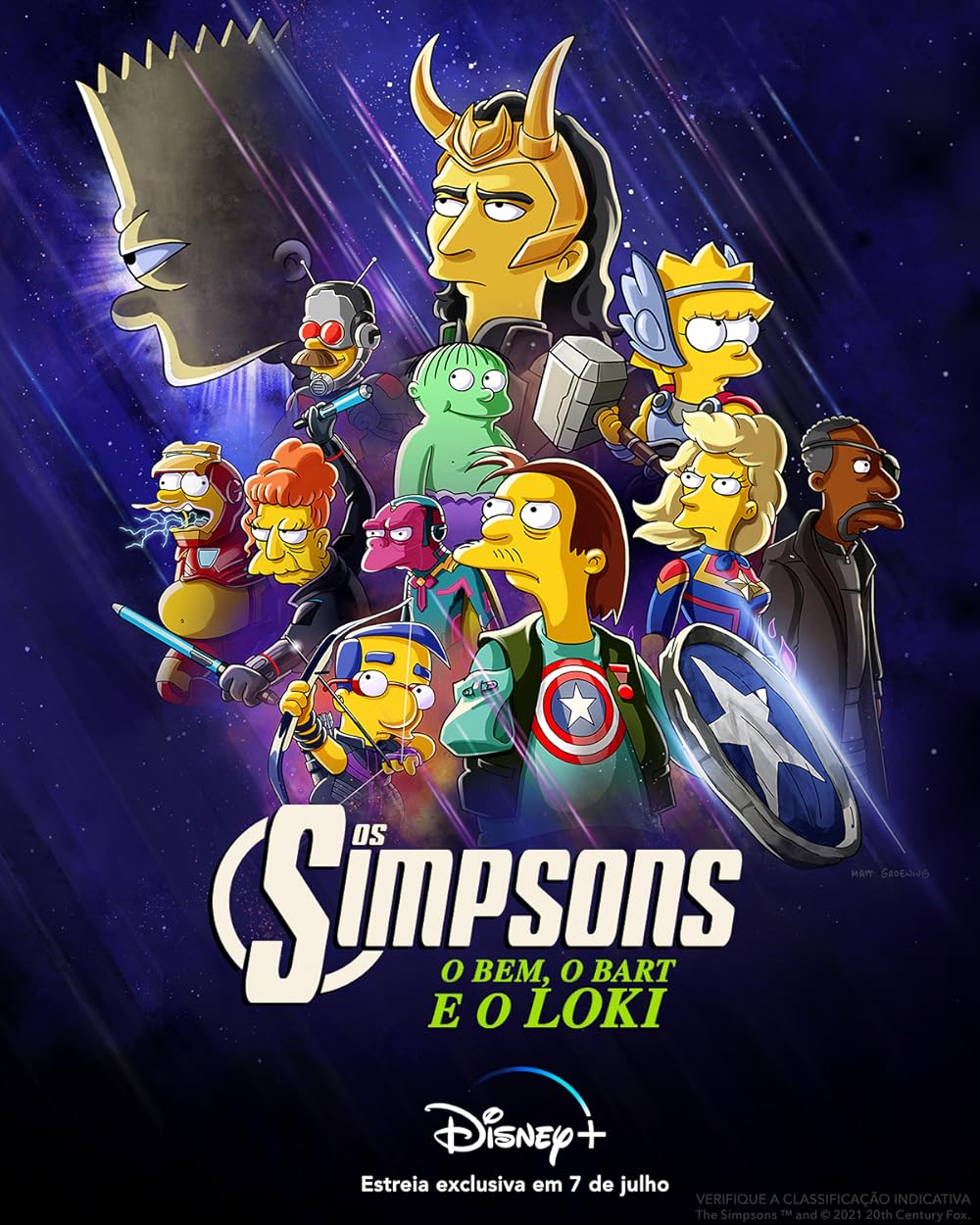 Os Simpsons: O Bem, O Bart e O Loki (Dublado) - 2021 - 1080p