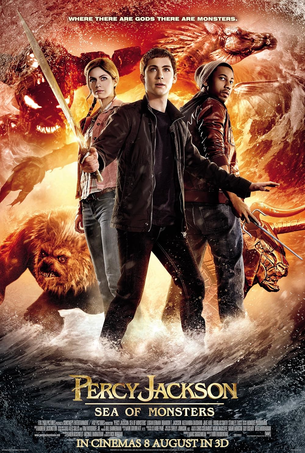 Percy Jackson e o Mar de Monstros (Dublado) - 2013 - 1080p