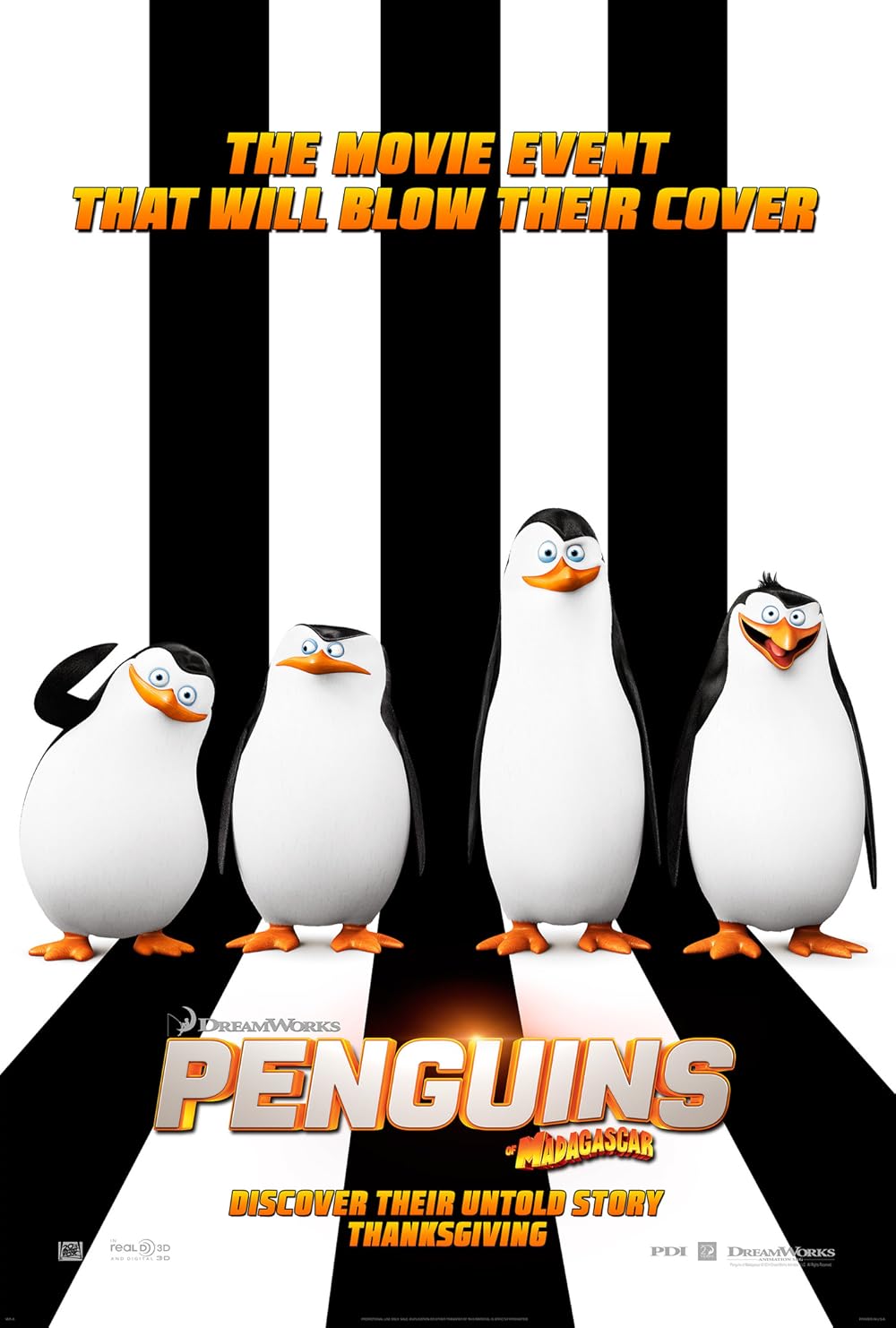 Os Pinguins de Madagascar (Dublado) - 2015 - 1080p