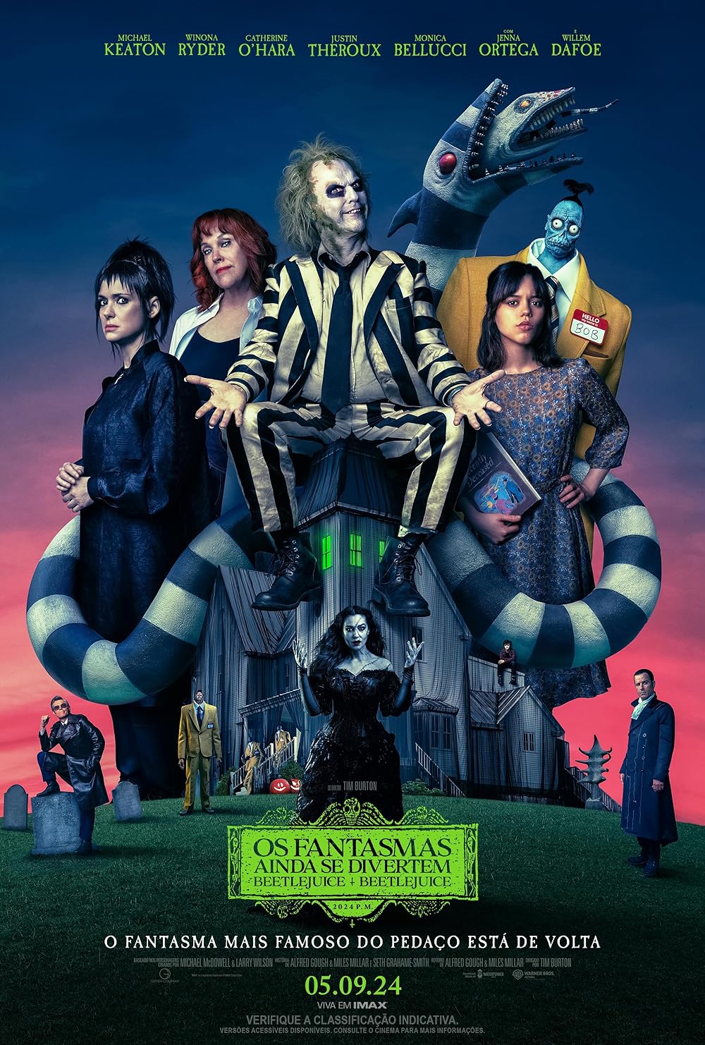 Os Fantasmas Ainda Se Divertem: Beetlejuice Beetlejuice (Dublado) - 2024 - 1080p