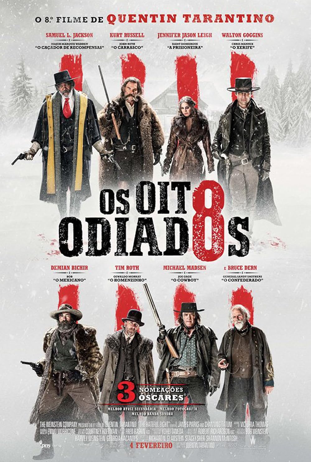 Os Oito Odiados (Dublado) - 2016 - 1080p