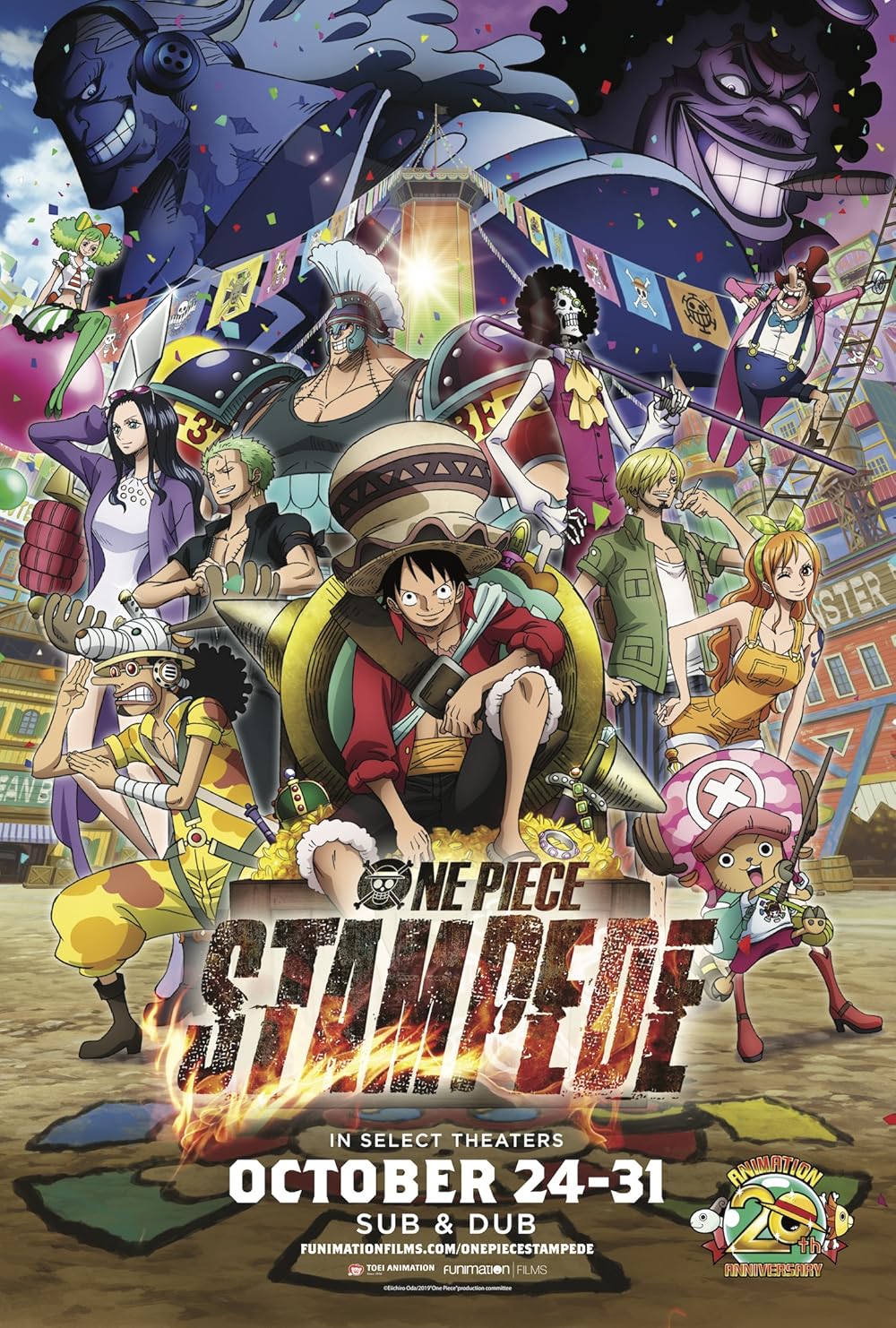 One Piece (Legendado) - Filme 14 - Stampede - 2019 - 720p